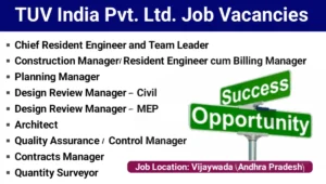 TUV India Pvt Ltd Vacancy