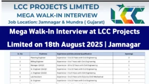 LCC Projects Ltd Walk-In Interview