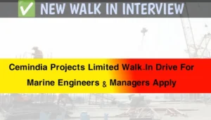 Cemindia Projects Limited Walk-In Drive
