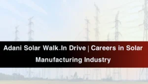 Adani Solar Walk-In Drive